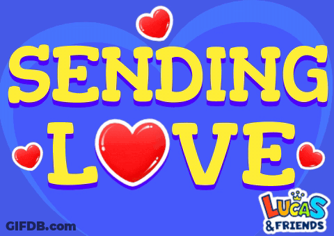 Sending Love In Yellow GIF