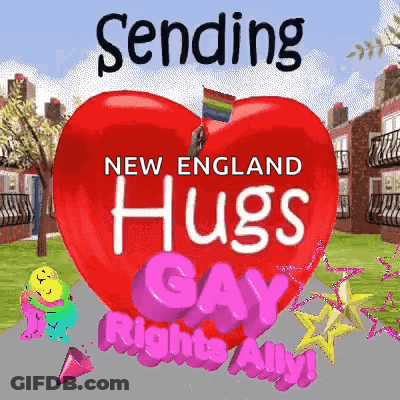 Sending New England Hugs Poster GIF