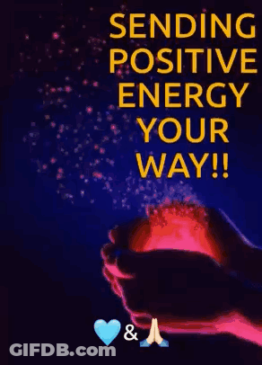 Sending Positive Energy Poster GIF
