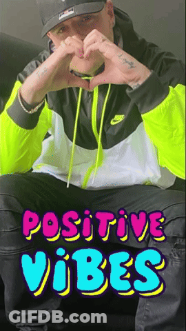 Sending Positive Energy Poster GIF