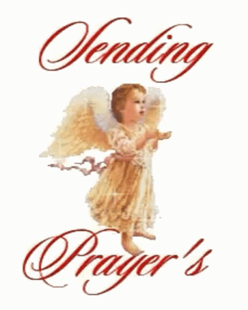 Sending Prayers Cute Little Angel GIF