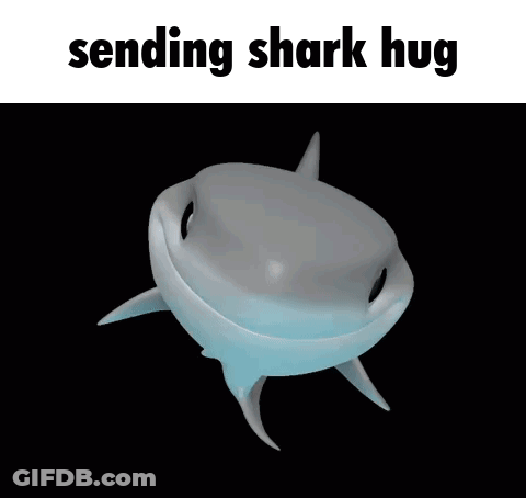 Sending Shark Hug GIF