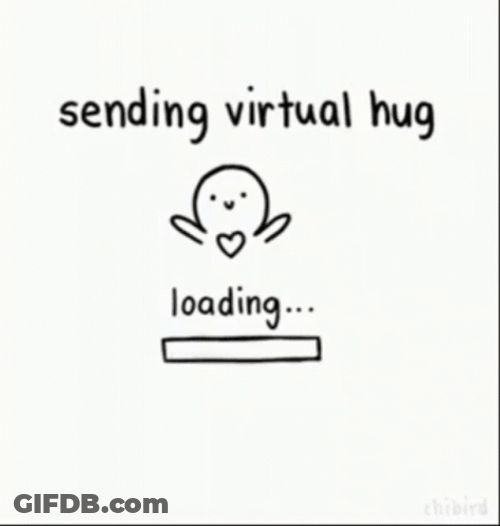 Sending Virtual Hug For Empathy GIF