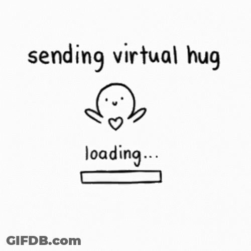 Sending Virtual Hug Meme GIF