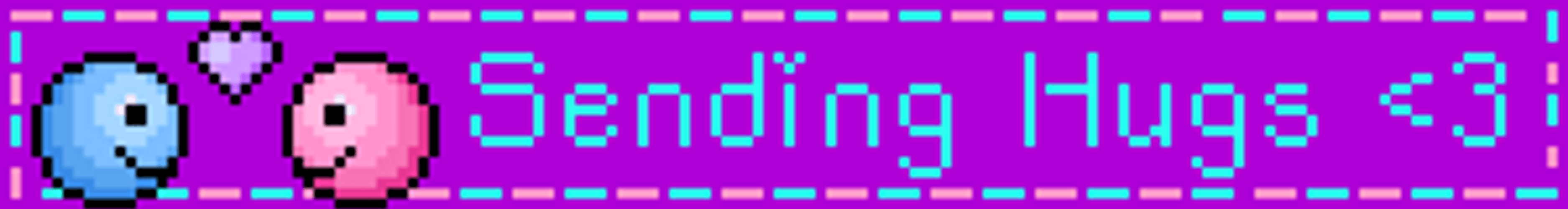 Sending Virtual Hug Pixel Love GIF