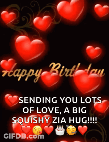 Sending You Lots Of Love A Big Squishy Zi A Hug !!! GIF