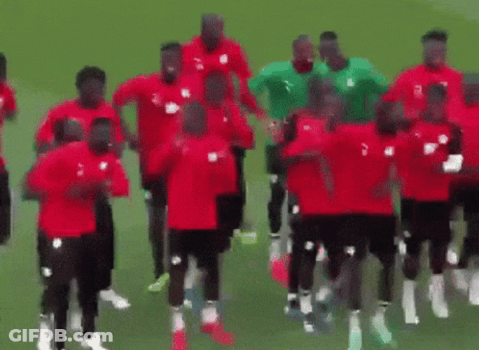 Senegal Team Football Time GIF