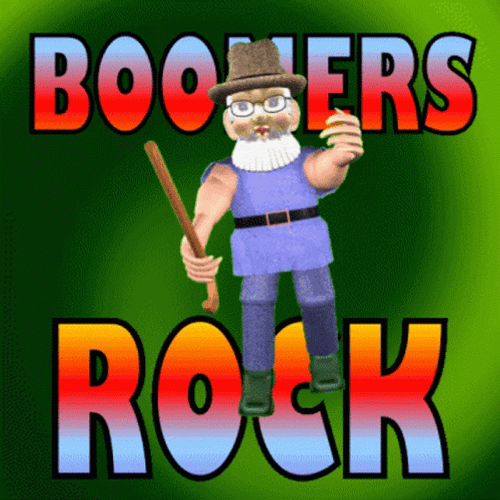 Senior Citizen Are Boomers Rock GIF