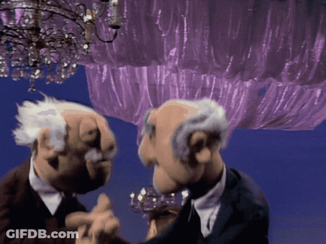Senior Citizen Dancing Puppet GIF