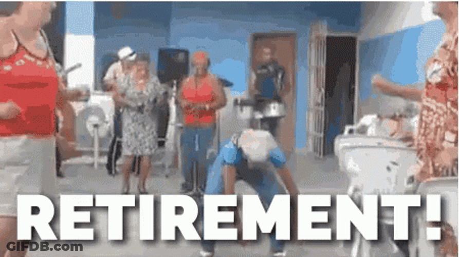 Senior Citizens Dancing Retirement Celebration GIF