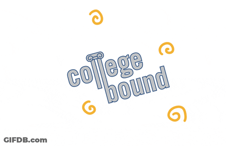 Senior Year College Bound Swirl Circle GIF