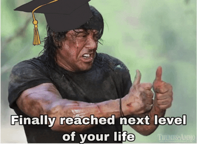 Senior Year Graduate Finally Reached Next Level GIF