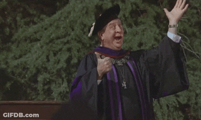 Senior Year Graduation Hats Throw Drop GIF