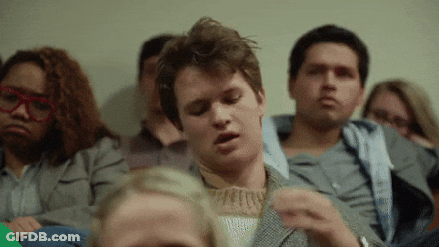 Senior Year Guy Bored In Class GIF