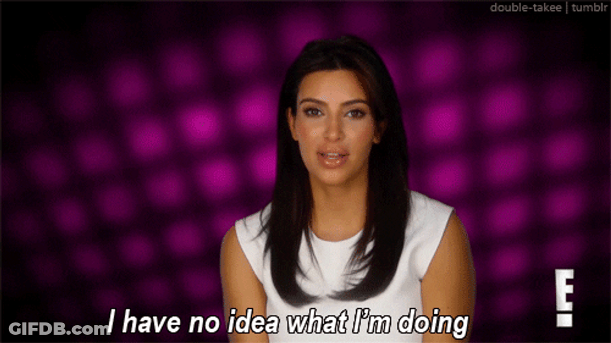 Senior Year Kim Kardashian No Idea What Doing GIF