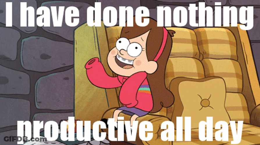 Senior Year Mabel Pines Productive All Day GIF