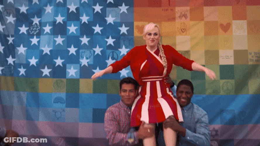 Senior Year Movie Rebel Wilson Lift Up GIF