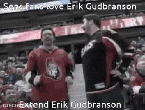 Sens Fans Love Erik Gudbranson Extend Erik Gudbranson GIF