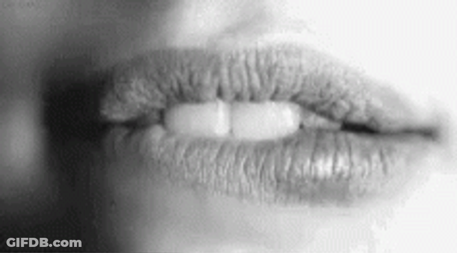 Sensual Lip Bite GIF