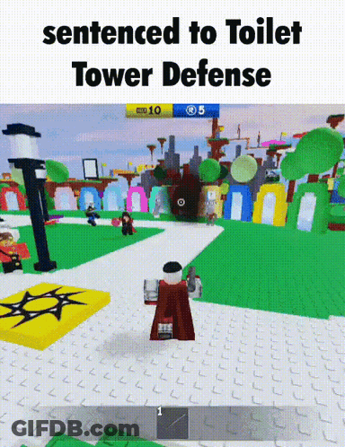 Sentenced To Toilet Tower Defense GIF