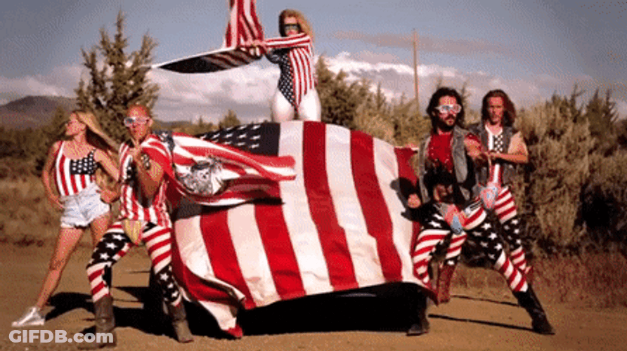Sentimental Merica Murica Car Show GIF