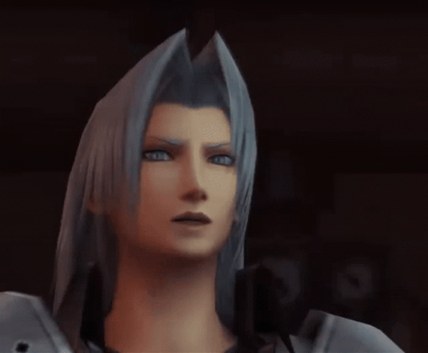 Sephiroth Confused Look GIF