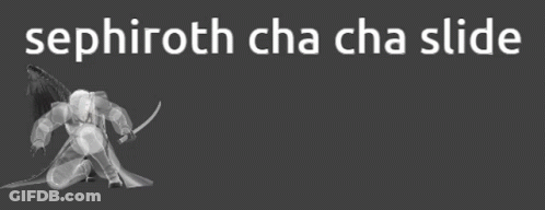 Sephiroth Wings Cha Cha Slide GIF