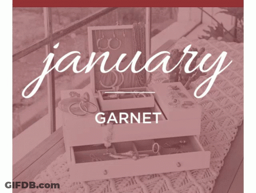 September Sapphire Jewelry Box With Jewelry GIF