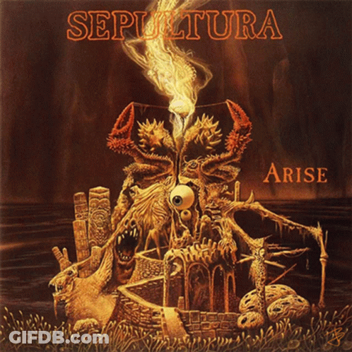 Sepultura Arise Monster CD Cover GIF