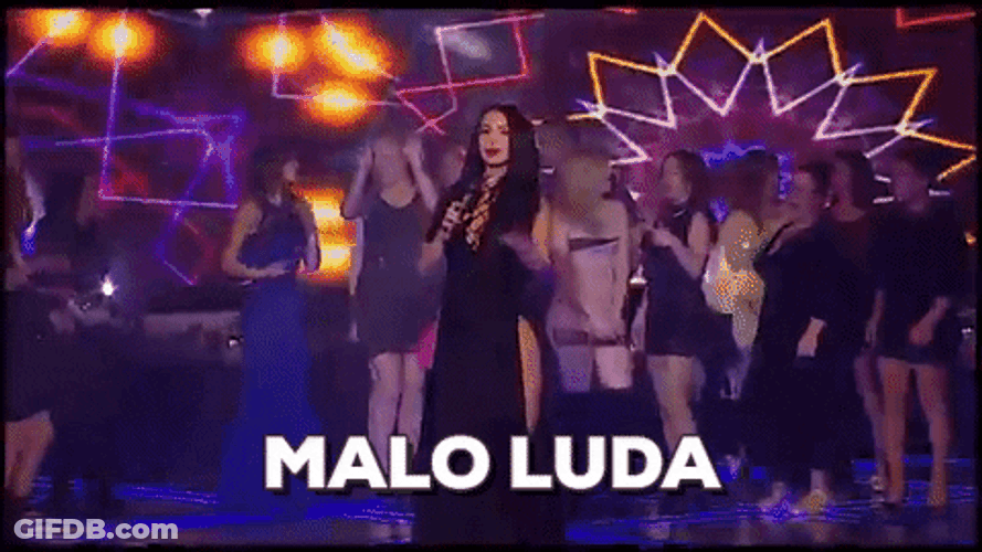 Serbia Ceca Malo Luda GIF