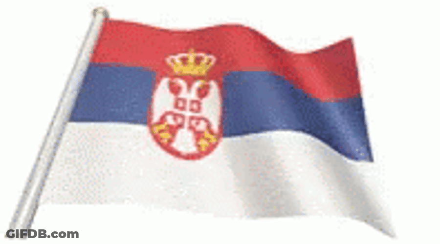 Serbia Country Flag Vector GIF
