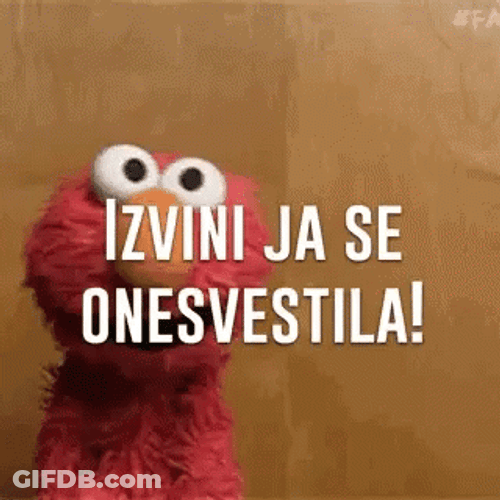 Serbia Elmo Pass Out GIF