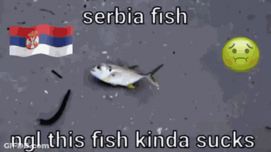 Serbia Fish Kinda Sucks GIF