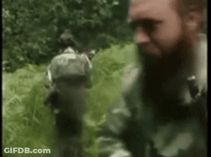 Serbia Soldier War Salute GIF