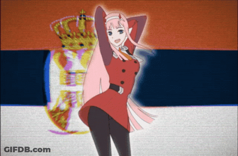 Serbia Zero Two Anime GIF