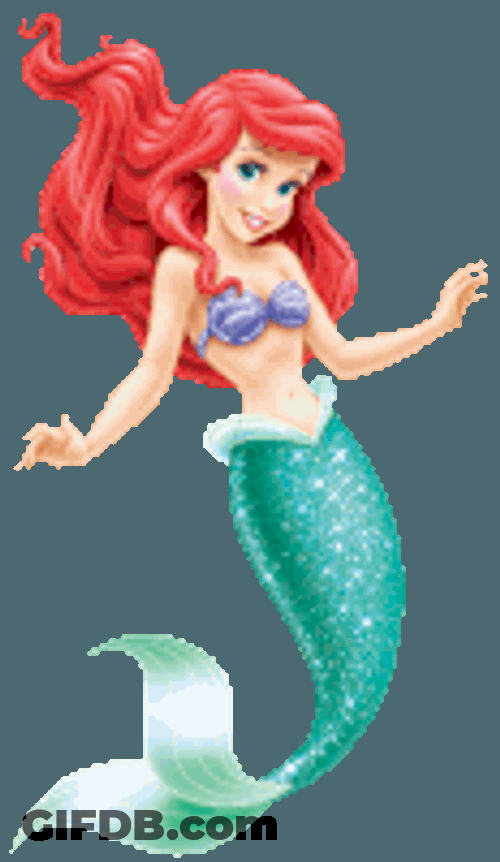 Sereia Agua Sticker GIF