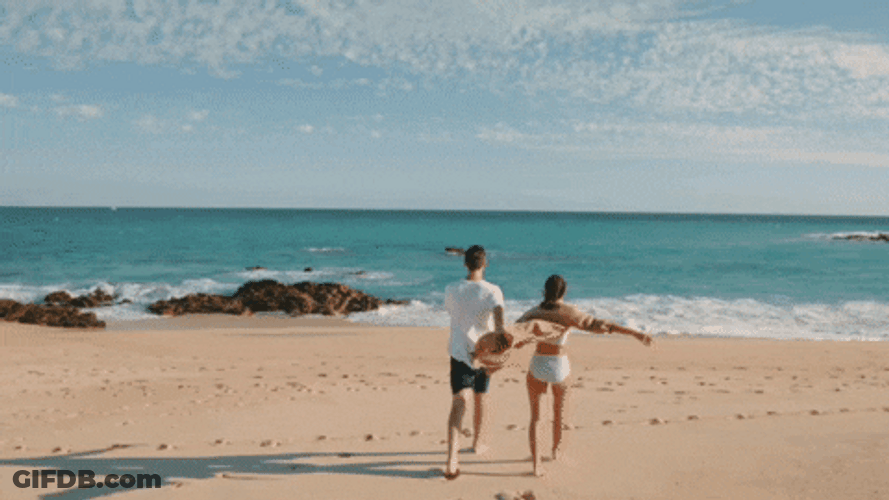 Serene Cabo Verde Beach GIF