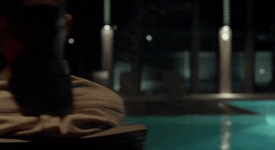 Serene Walter White Meme At The Pool GIF
