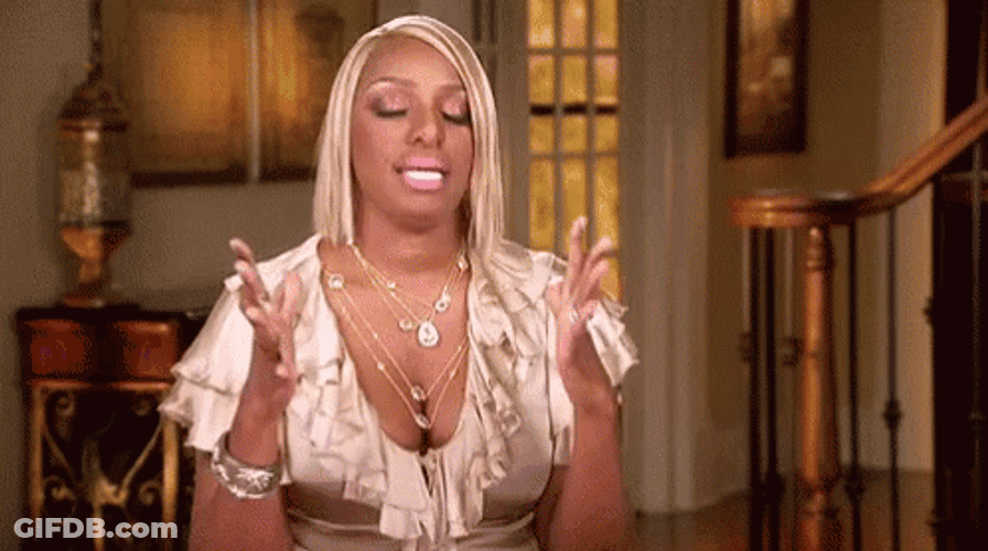 Serenity Now Blonde Black Woman GIF