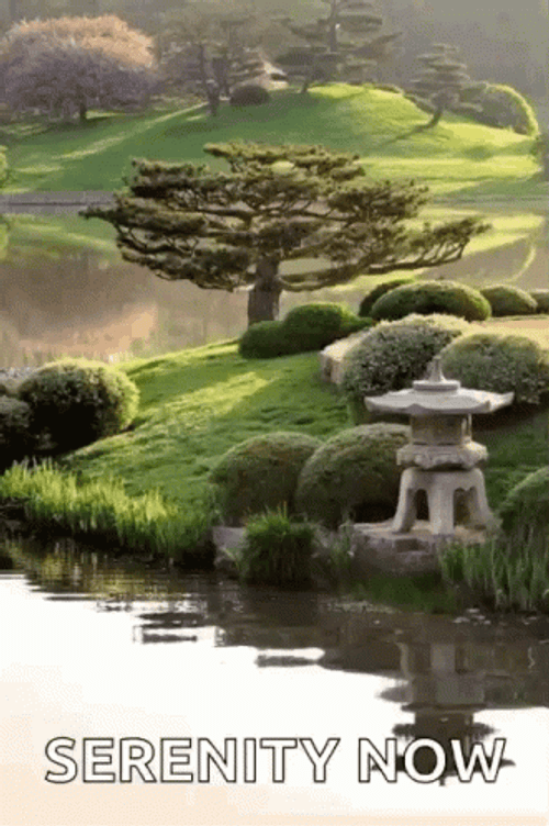 Serenity Now Outdoor Calming Scene GIF