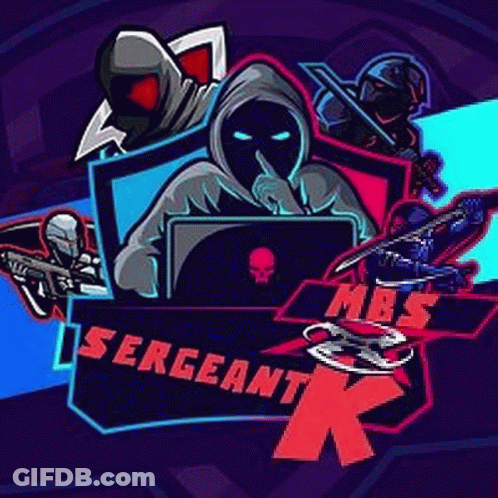 Sergeant K Hooded Man Laptop GIF