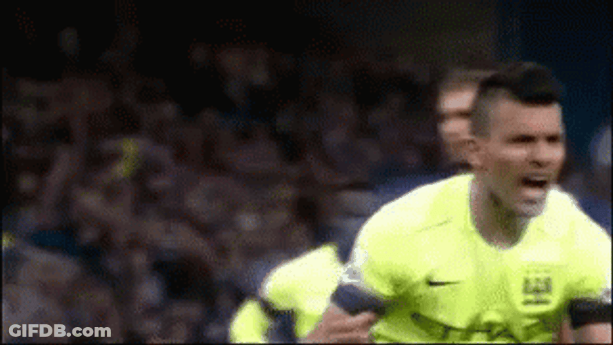 Sergio Agüero Berhalter GIF
