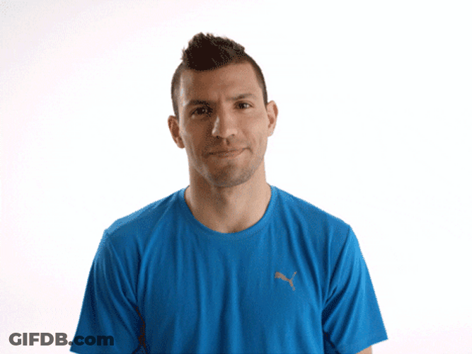 Sergio Aguero Peace GIF