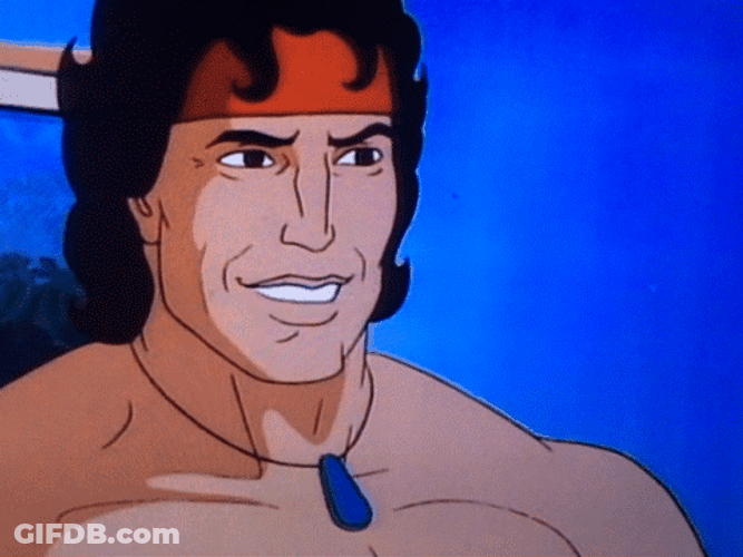 Series Force Of Freedom John Rambo Smiling GIF