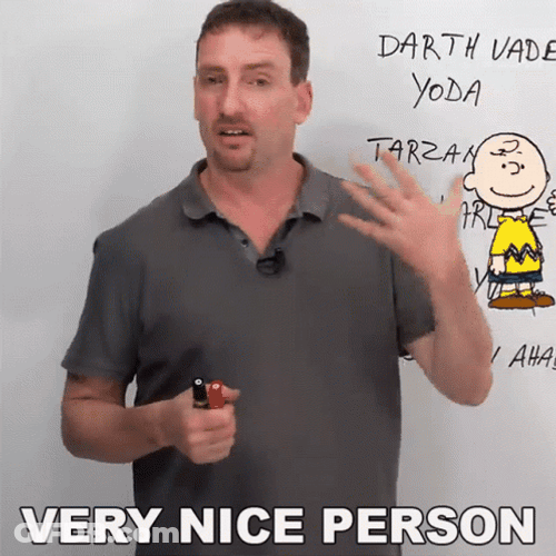 Serious Adam Very Nice Person GIF