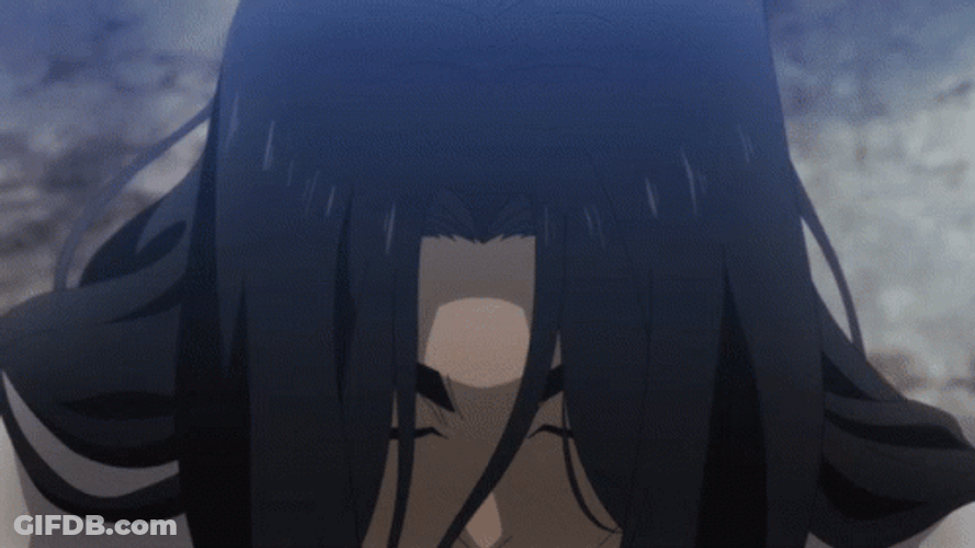 Serious Baji Mentions Kisaki GIF