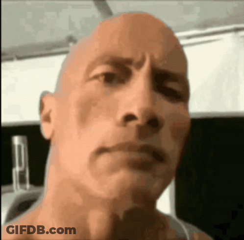Serious Bald Man GIF