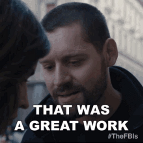 Serious Bearded Man Compliment  Great Work GIF