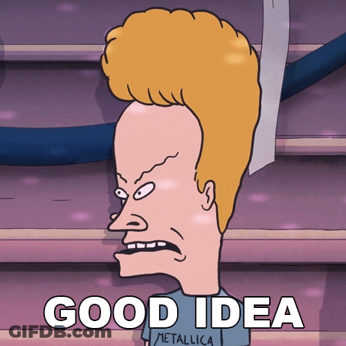 Serious Beavis Good Thinking GIF