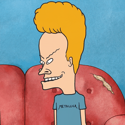 Serious Beavis GIF